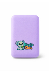 Purple power bank with Koala Kids