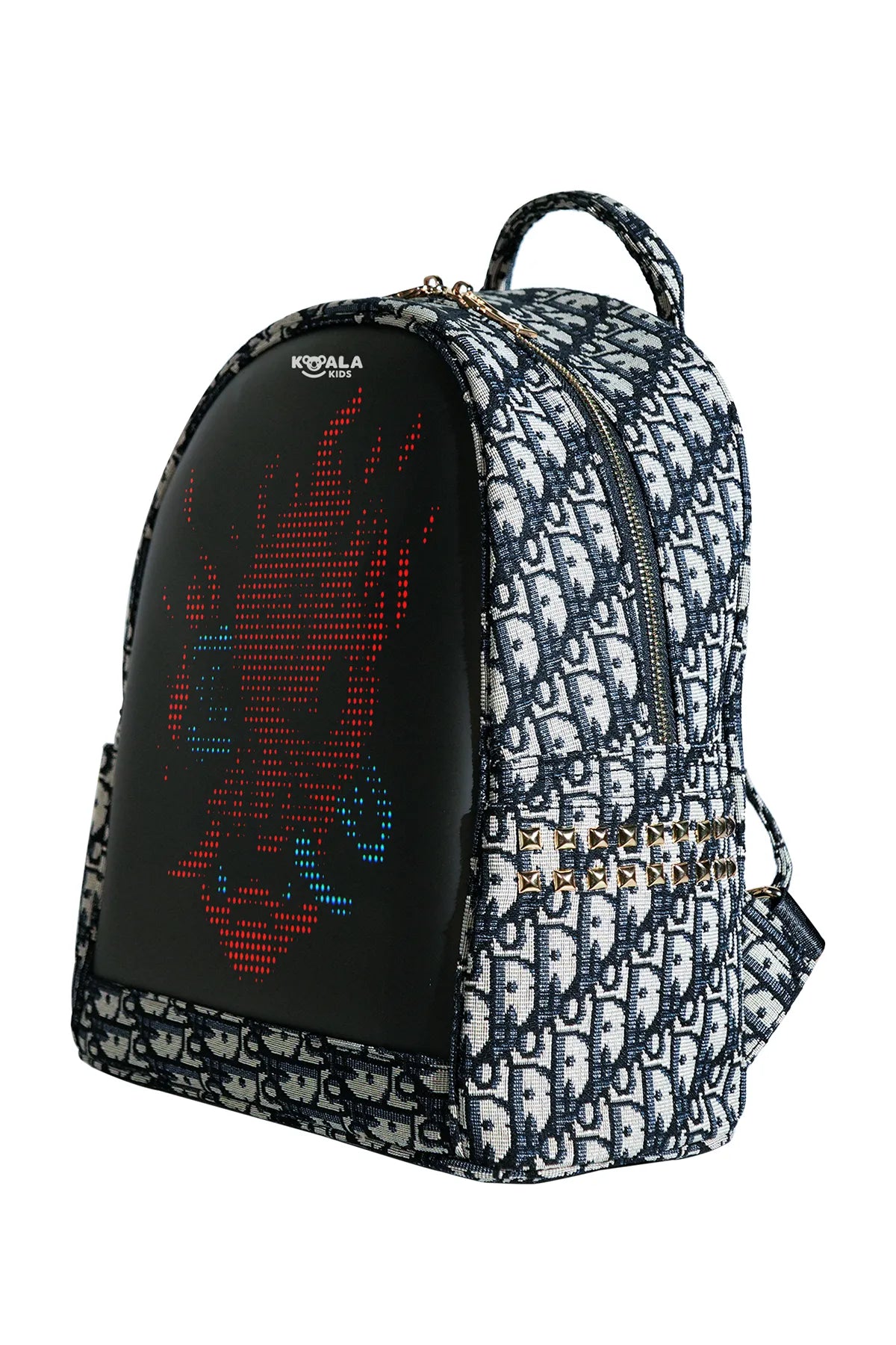 Black Designer Style LED Backpack with App Controlled Digital Screen