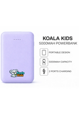 Purple power bank 5000mAH