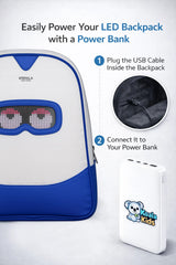 How to Connect a Power Bank to a Kids LED Backpack for LED Display