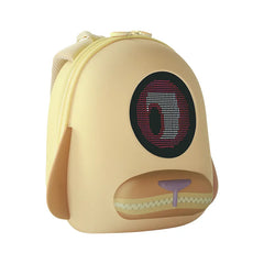 Kids LED Dog Backpack Side View with Cute Puppy Design and Adjustable Straps