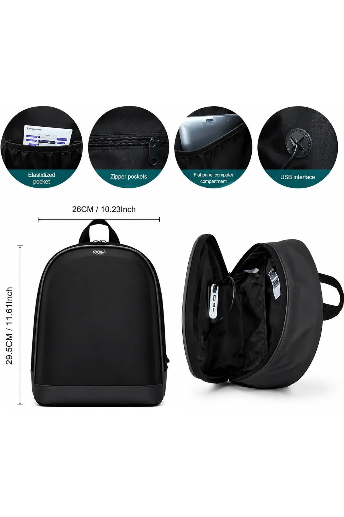 Custom LED Backpack Displaying Text Images and GIFs