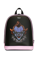 Pink LED Backpack with App Controlled Display Showing Custom Text and Animations